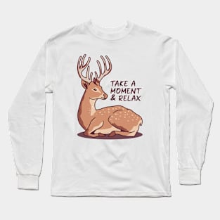 Relax Deer Long Sleeve T-Shirt